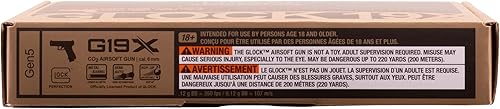 Miniatura 6 de Umarex GLOCK 19X Half Blowback Pistola BB de 0.236 in Pistola de Airsoft, Glock 19X Pistola de Airsoft