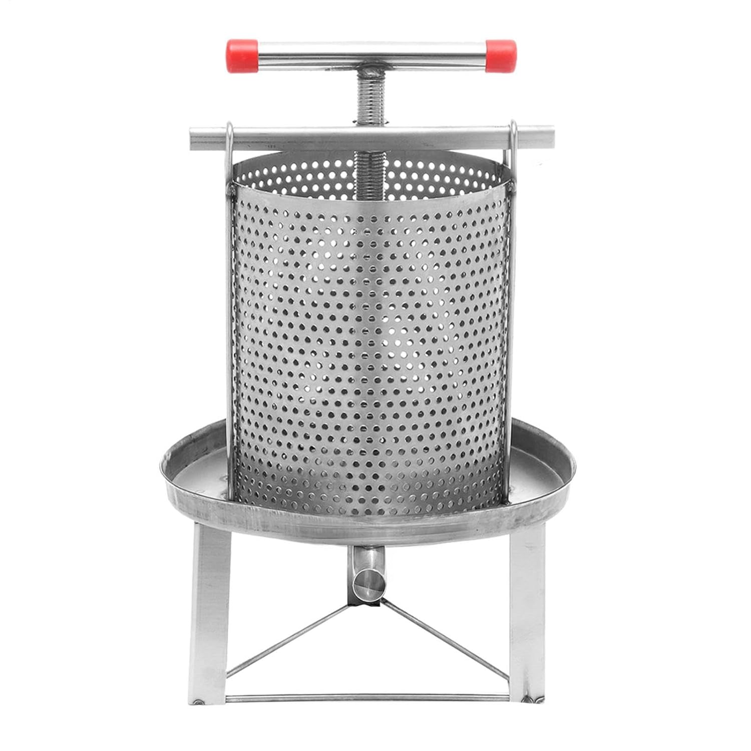 Manual Honey Press, Household Mesh Press Extractor Machine, Stainless Steel Beekeeping Extraction, Extractor Beekeeping Manual Tool, for Wine Honey and Juice Making