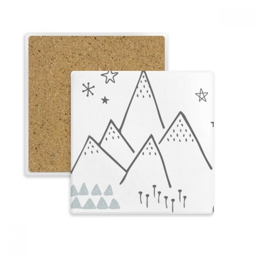 Dessous de tasse montagne pour vos pauses café et soirées détente à la maison