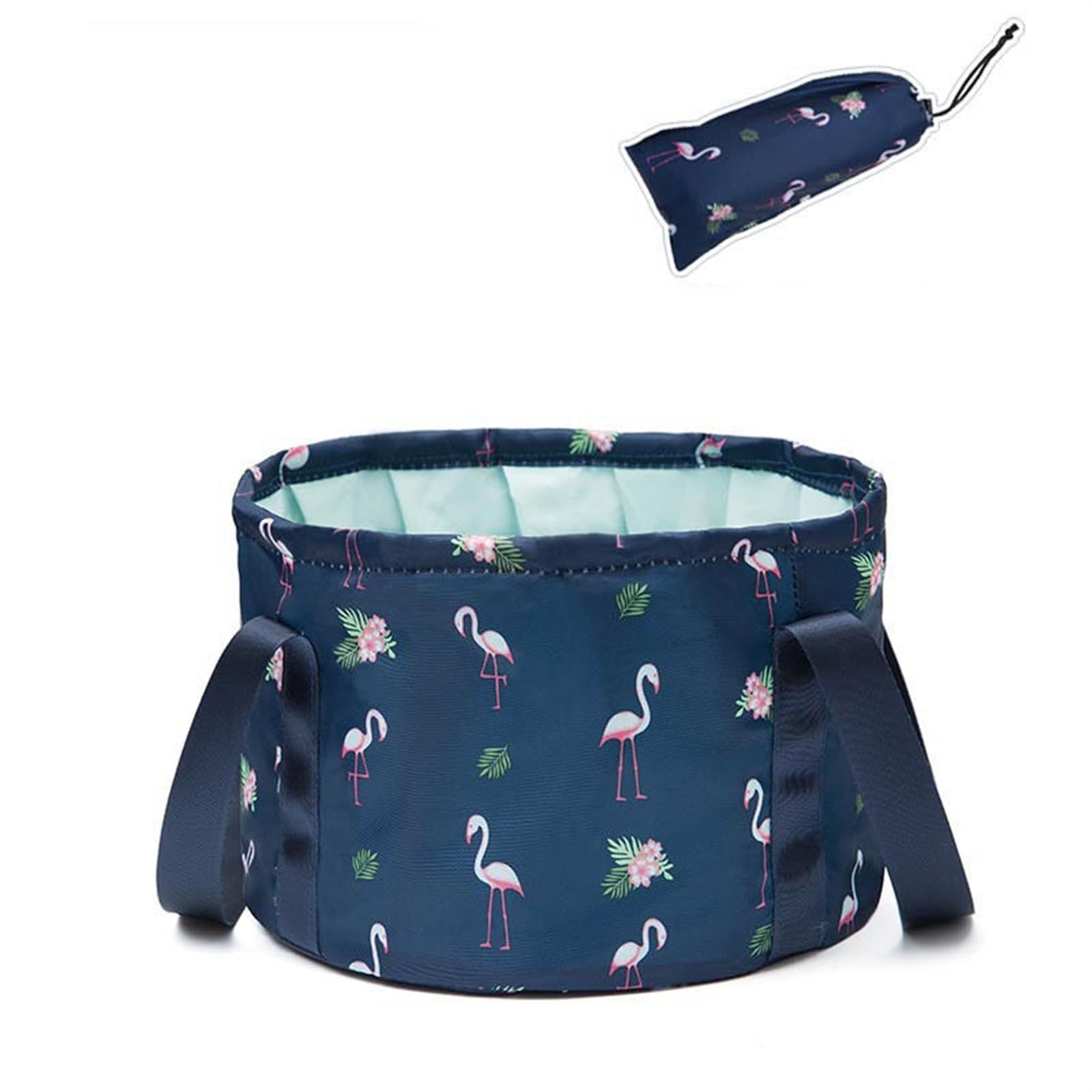 JINGYAN Collapsible washing up Bowls Foldable Basin Travel Camping Washbasin Bucket Fishing Folding Foot Bath Sink Washing Basket Spa
