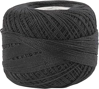 Creativ 100263 Mercerised Cotton Yarn, black, 20 g