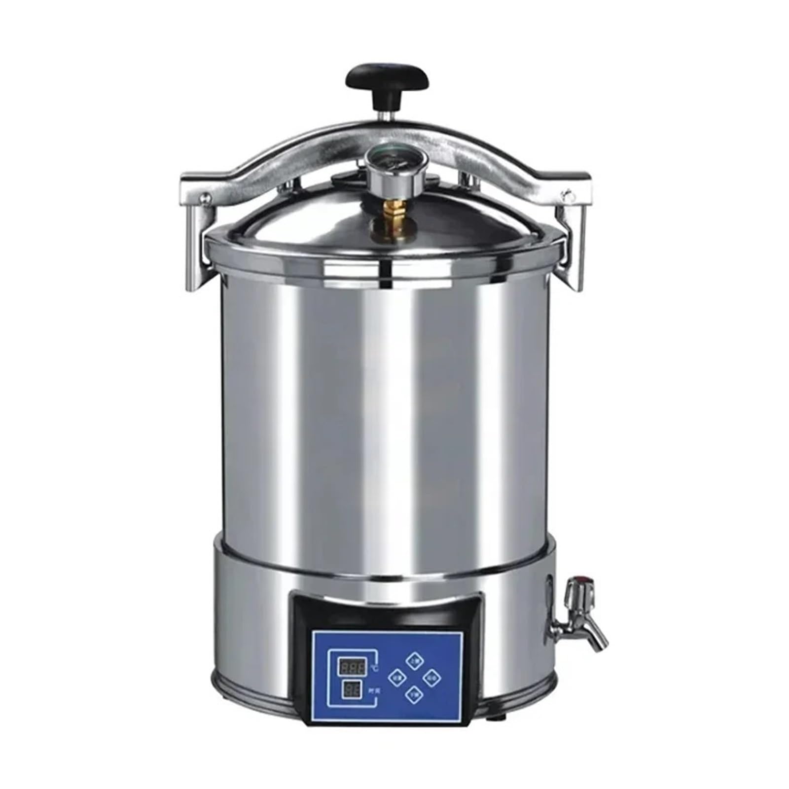 Máquina Portátil De Esterilización En Autoclave For Hongos, Esterilizador Eléctrico Pequeño Alimentos A Vapor Con Pantalla Digital Eficaz Y RáPido(LPYX-24HDD)