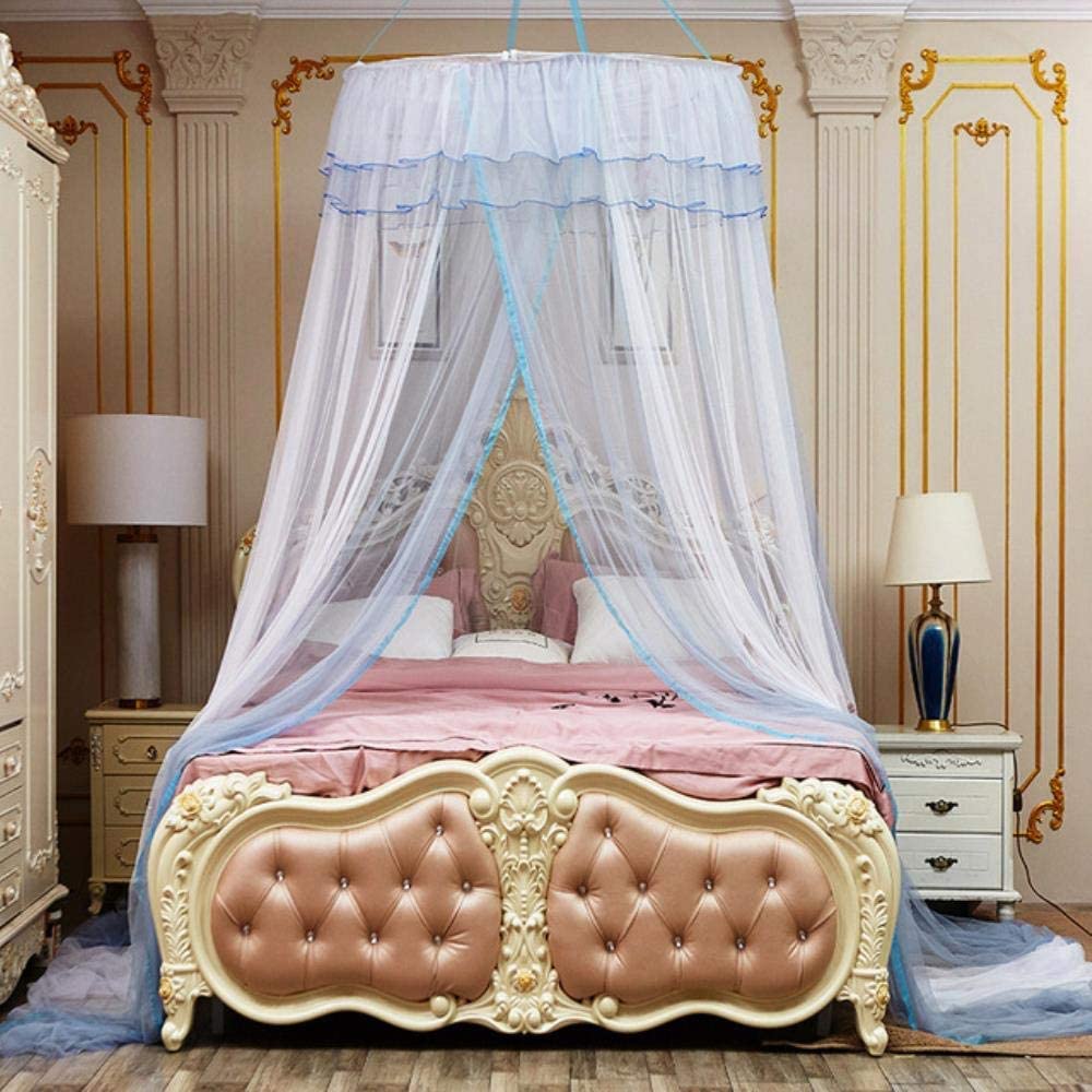 Amazon｜カラードームベッド天蓋付きベッドテント寝室シルクレース天井