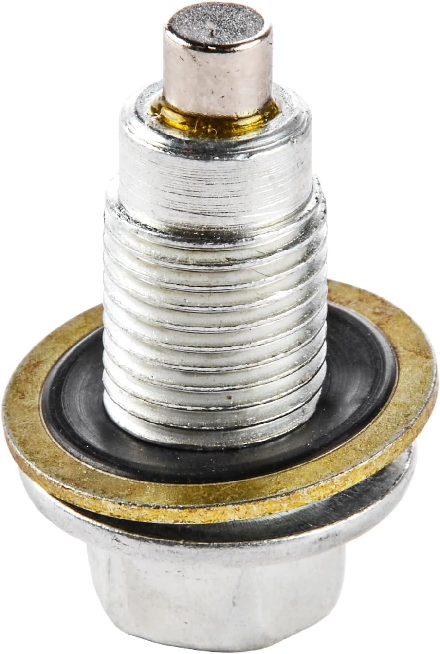 JEGS Magnetic Oil Pan Drain Plug Kit | 1� Thread Length | 1/2 �-20 Thread | Made In USA | Includes Washer | One Per Package