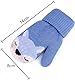0-3 Jahre Baby Winter Handschuhe Kinder Gestrickte Fäustlinge Warme Fleece Gefütterte Handschuhe Fausthandschuh mit Schnur Outdoor Weich Winterhandschuhe Skihandschuhe Handwärmer für Jungen Mädchen
