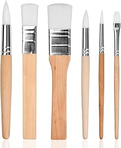 Set 12 Pennelli Professionali Per Pittura - Acrilico E Olio, Manico In Legno, Per Artisti - Foto 4