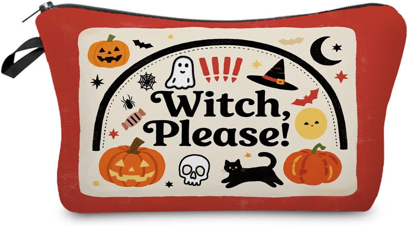 Livel lhood Witch Please Small Makeup Zipper Bag