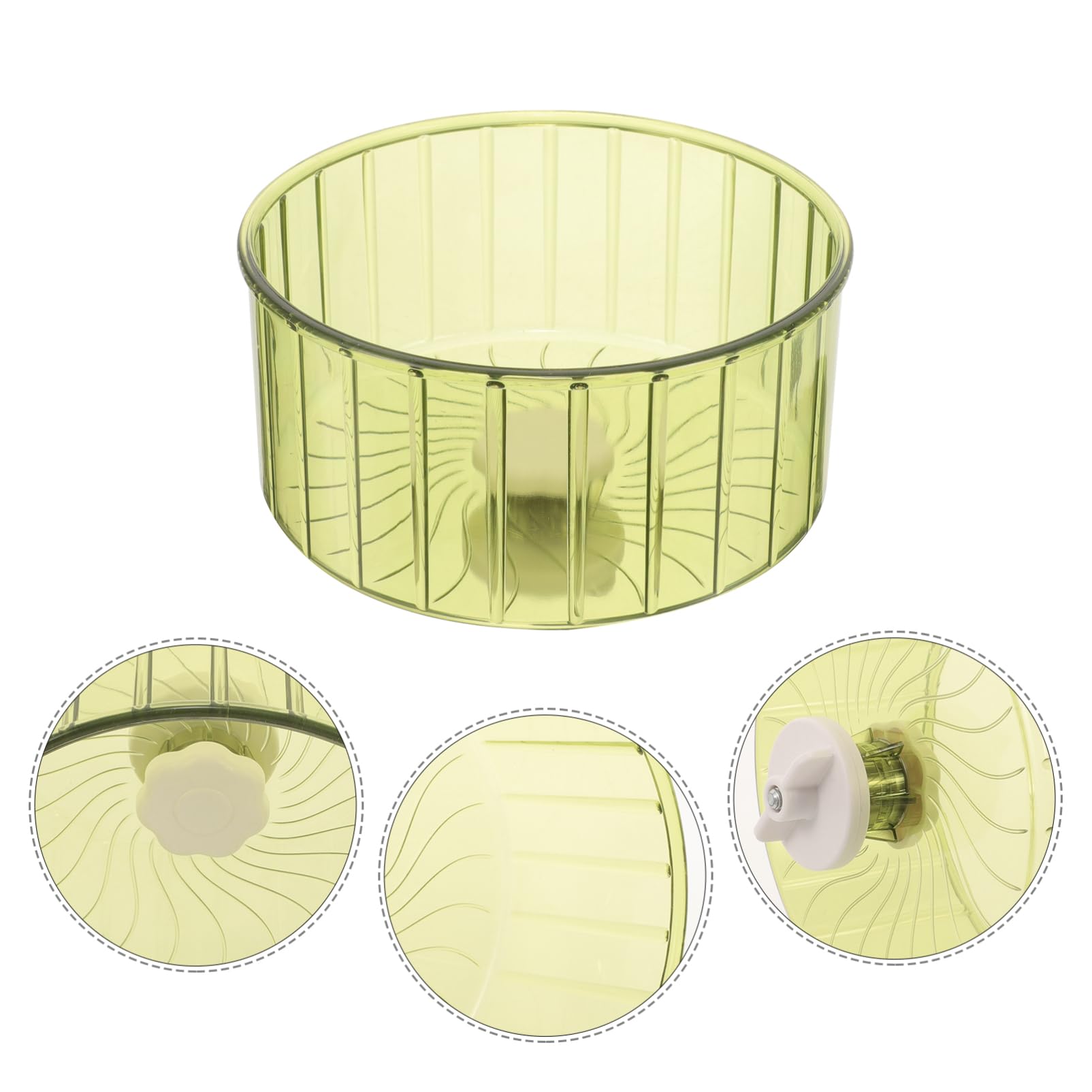 BESPORTBLE 4piezas Rueda De Ejercicio Silenciosa para Hámster Juguete De Correr De Plástico para Pequeñas Mascotas como Ardillas y Erizos Diseño Resistente y Duradero para Decoración De