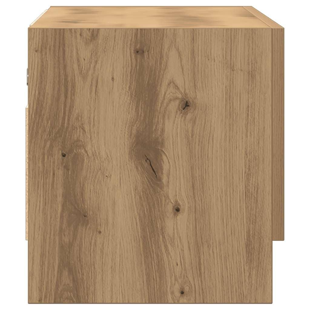 ACAGALA Hängeschrank-Bad, Klappbarer Badezimmer Wandschrank Teleskopöffnung, Badschrank 70 Breit mit Wäscheständer, Eiche handwerklich 70 x 32,5 x 35 cm