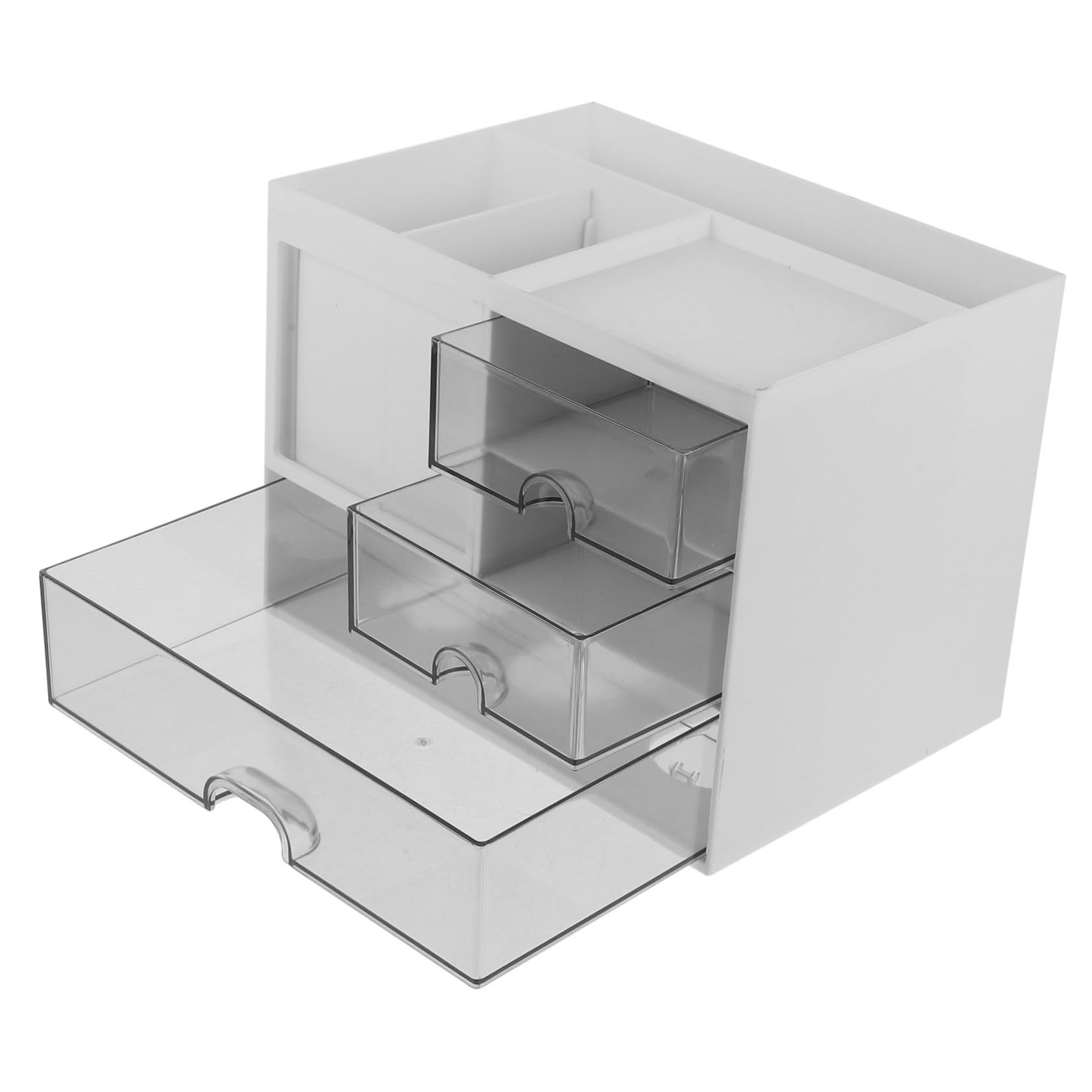 Zerodeko Organizador para Almacenamiento y Organización Blanco de Cajones de Escritorio Material Resistente Hips para Uso Prolongado en Oficina o Hogar
