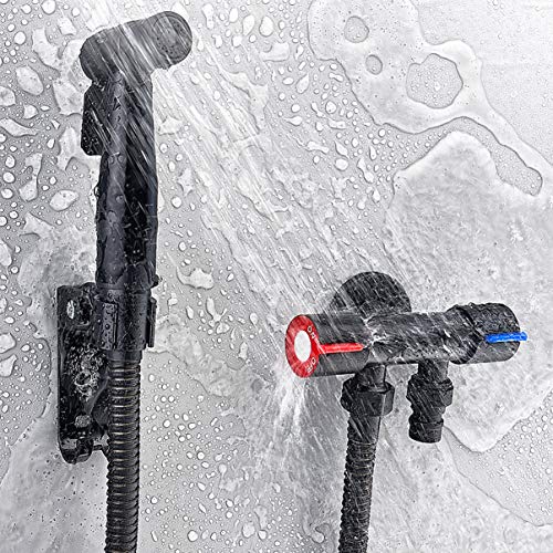 Cabilock 1 conjunto de pulverizador portátil para vaso sanitário, aço inoxidável, para higiene pesso