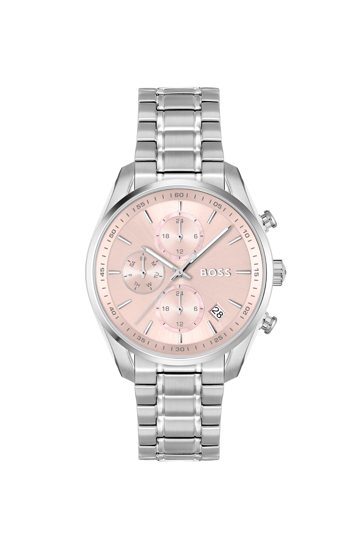 BOSS Grand Tour Quartz 38mm Stainless Steel Chronograph Ladies Watch 1502765