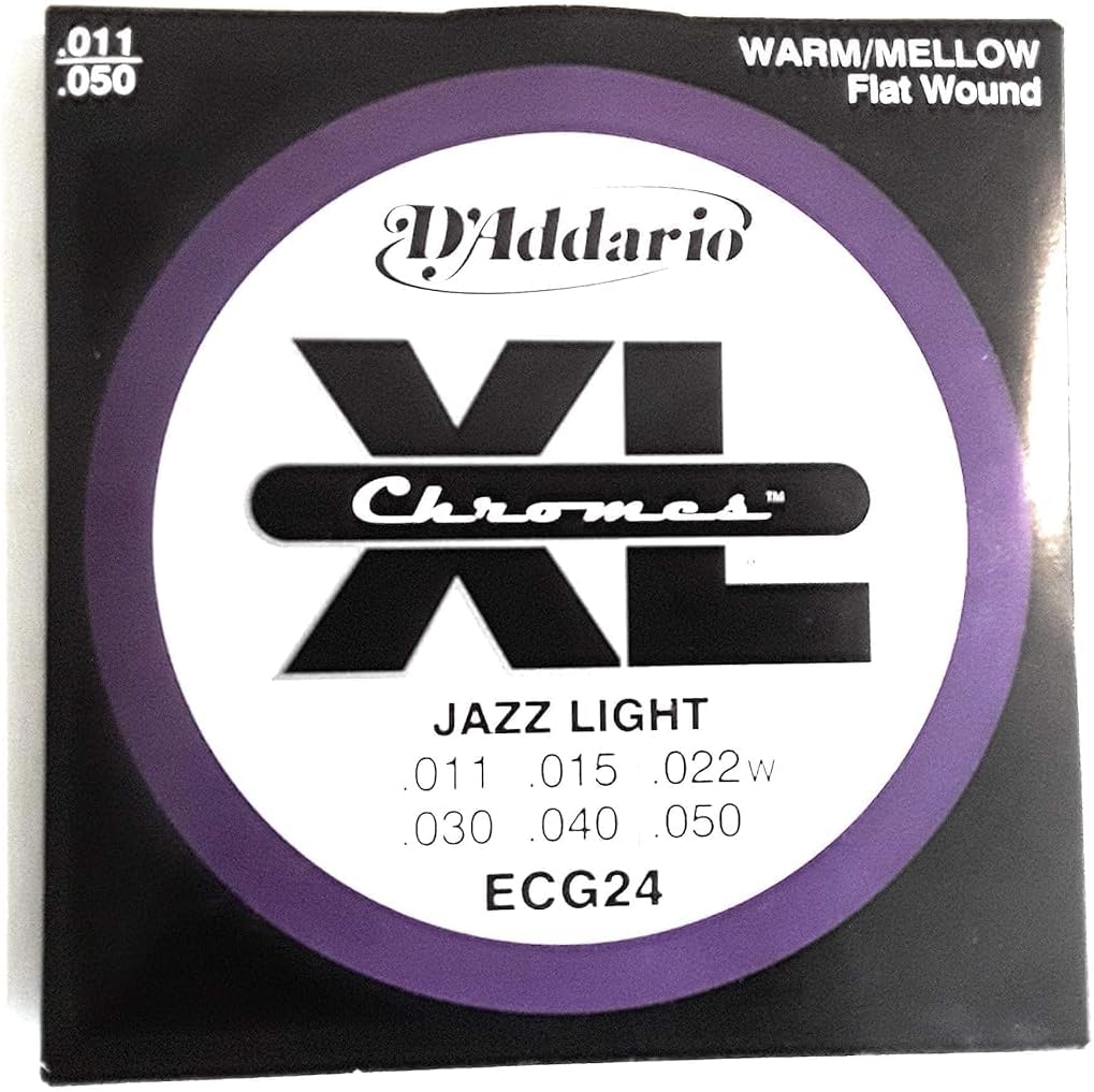 D'Addario ECG24 Chrome Flats Acoustic Set