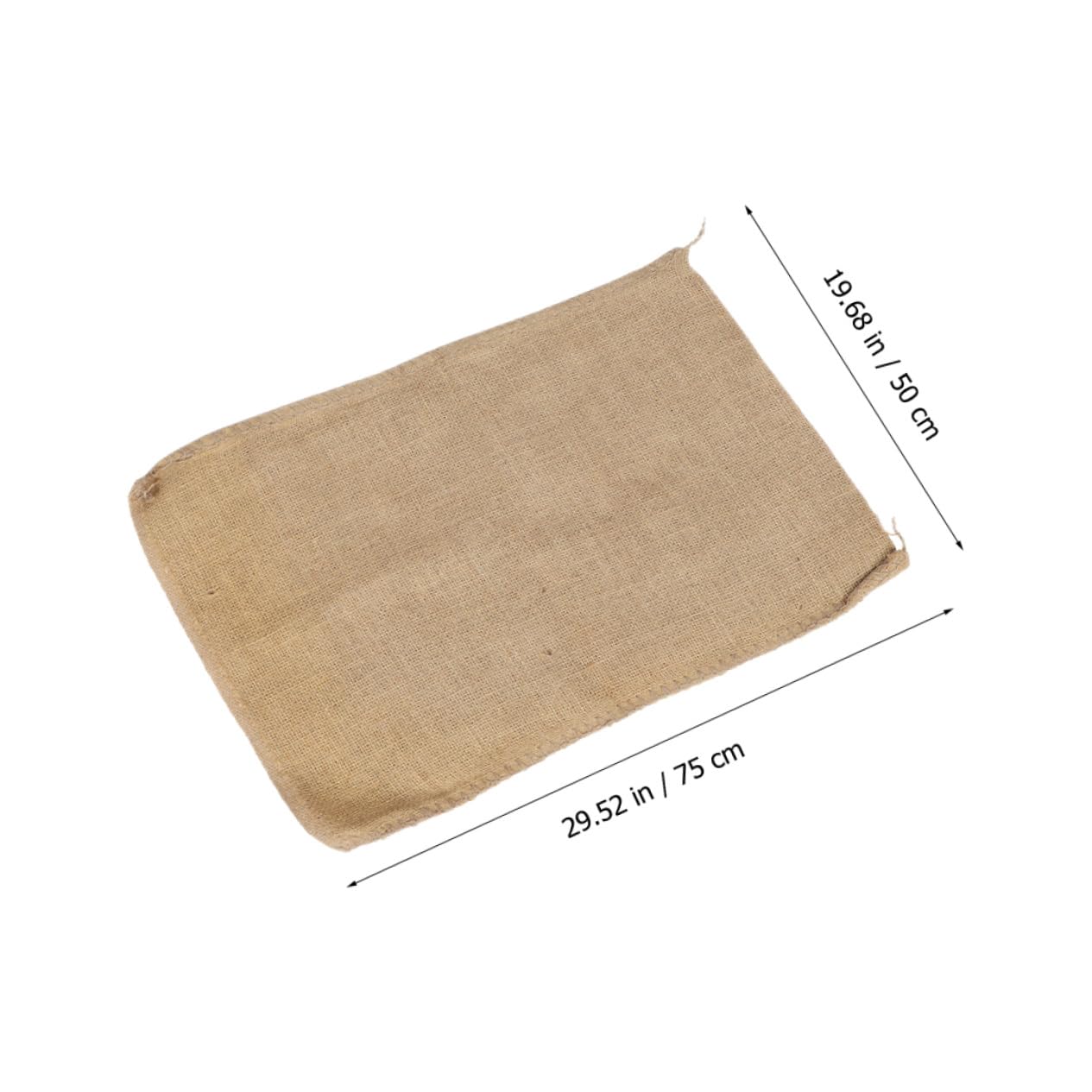 INOOMP 5 Stück Jutesäcke Sandsäcke 50x75cm Reißfest für Hochwasserschutz Gartenlagerung Gemüse Getreide