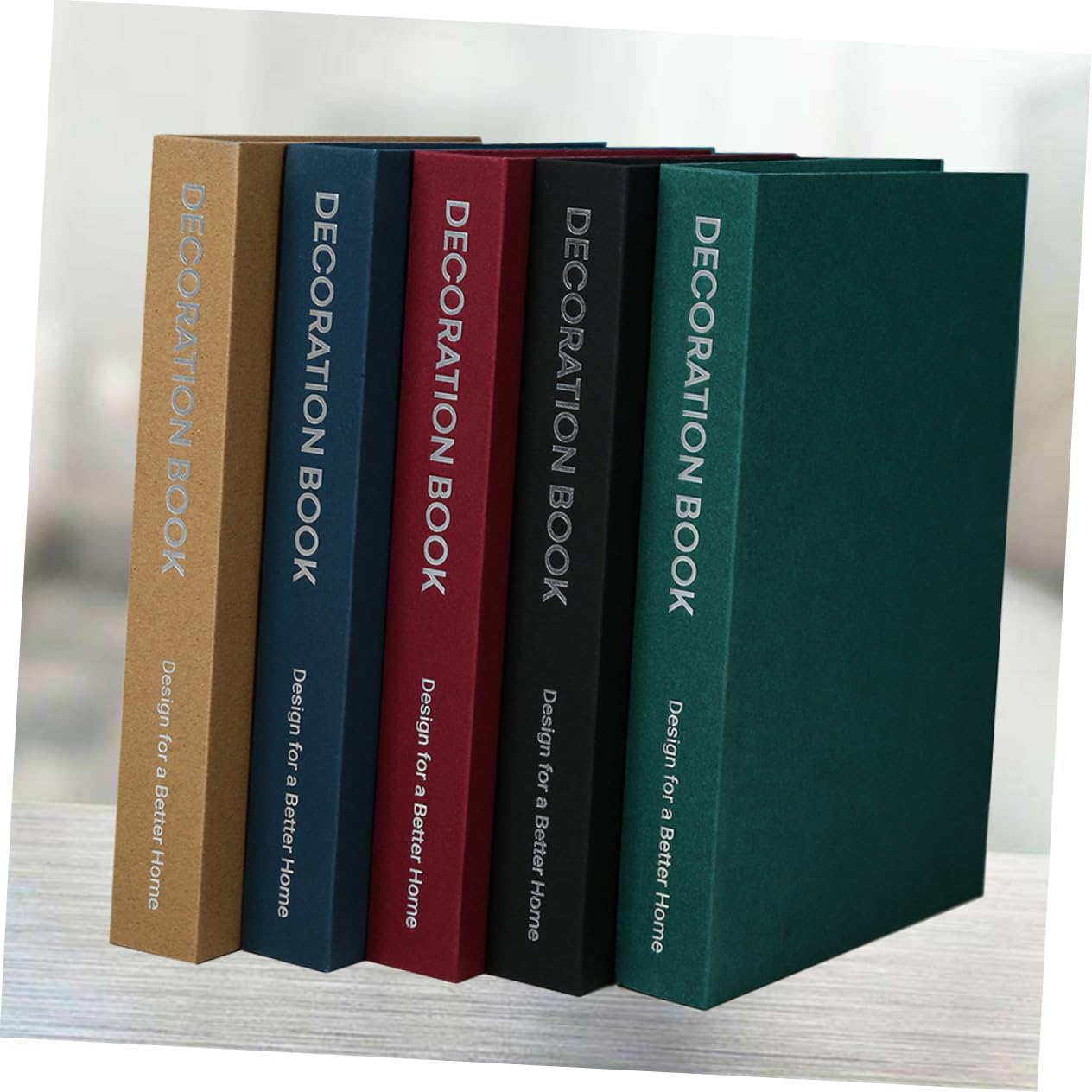 Simulated Book Desktop Decor for Creative Tabletop Crafts Ornaments Random Faux Book Decoration for Living Room and Nightstand