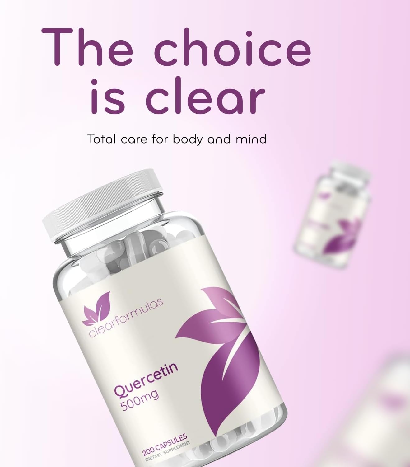 High Strength Quercetin 500mg Capsules - Quercetin Dihydrate Potent Flavonoid Antioxidant and Nutraceutical for Heart and Immune Support - Vegan Friendly - Made in a cGMP US Lab (200 Servings) - Image 7