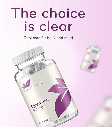 Miniatura 7 de Cápsulas de quercetina de alta resistencia de 500 mg Quercetina Dihidrato, potente flavonoide antioxidante y nutracéutico para el corazón