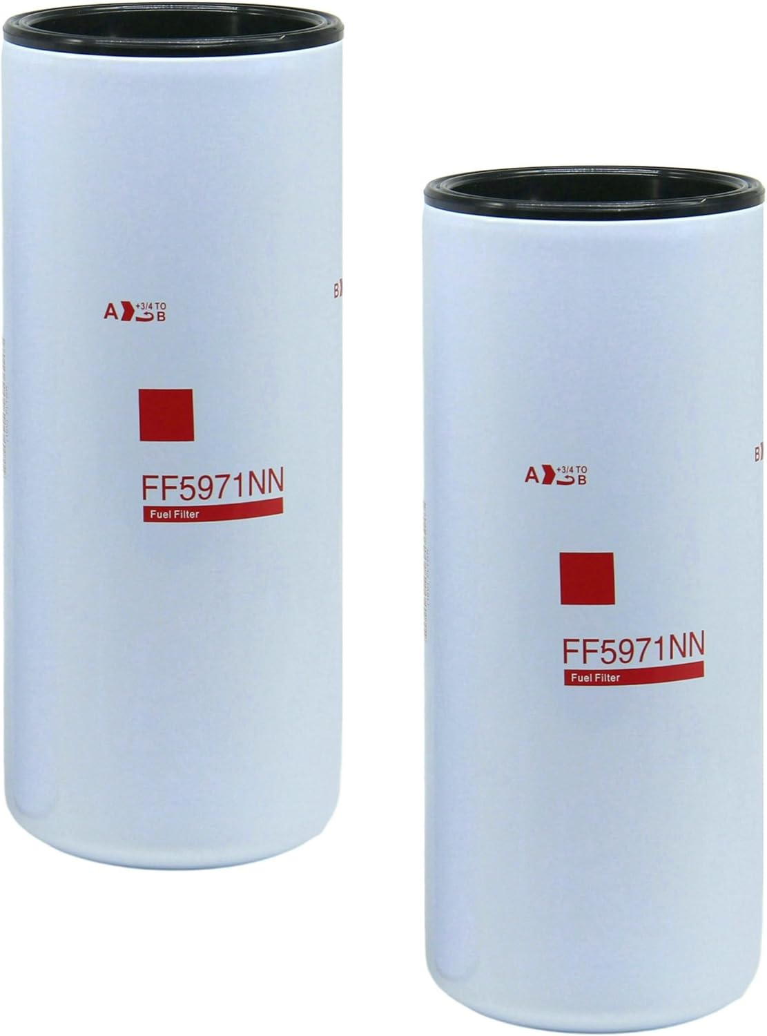 2 Pack of FF5971NN Fuel Filter Replaces 5575143, BF46248, DBF5811 Compatible with Cummins X12 X15 14.9L Engine (2020 onward)