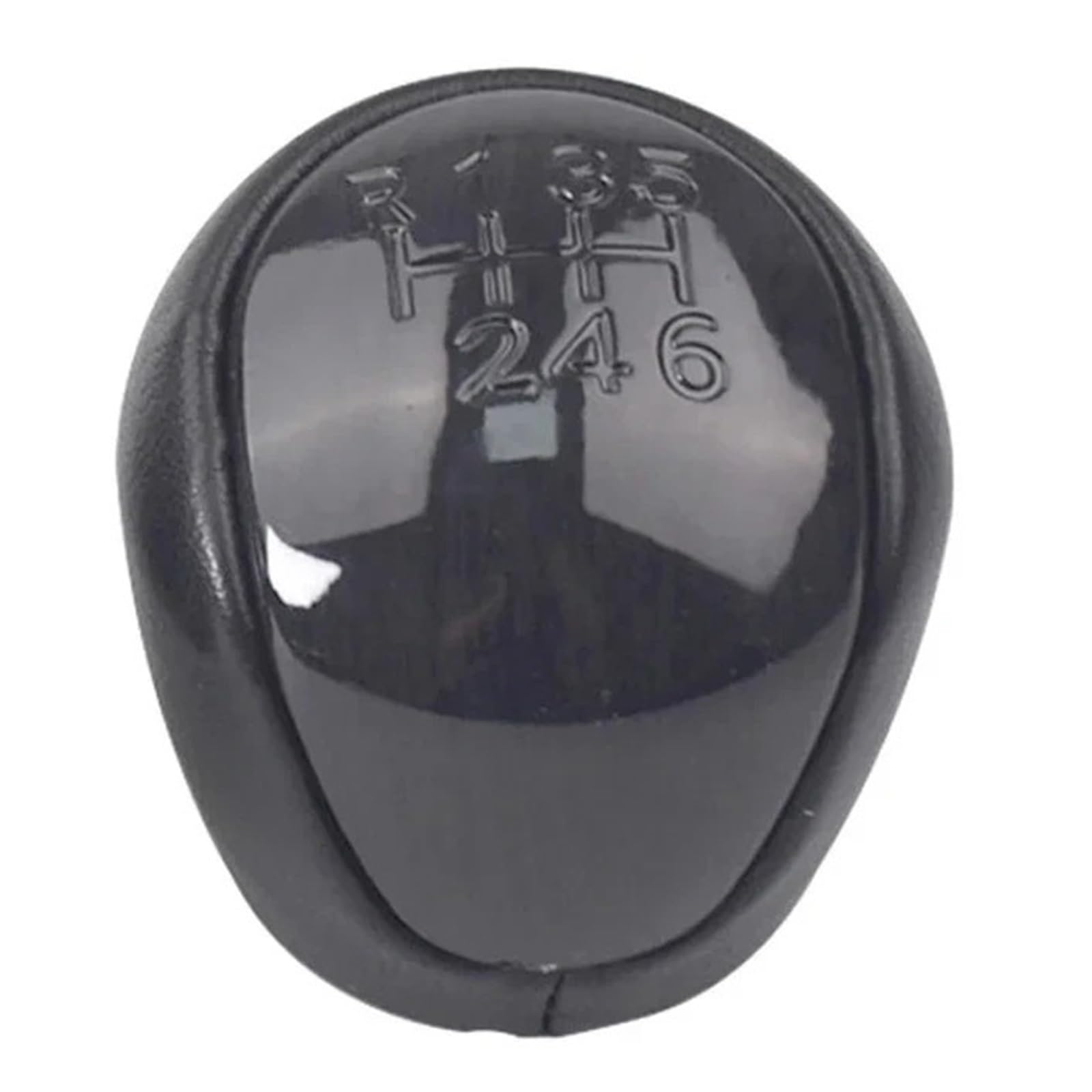 Sauanmnktp Black 6 Speed ﻿ Gearshift Knob For Hyundai For Elantra For I30 2008-2012 Gear Shift Knob Lever Shifter Head(Black 6 Speed ﻿)