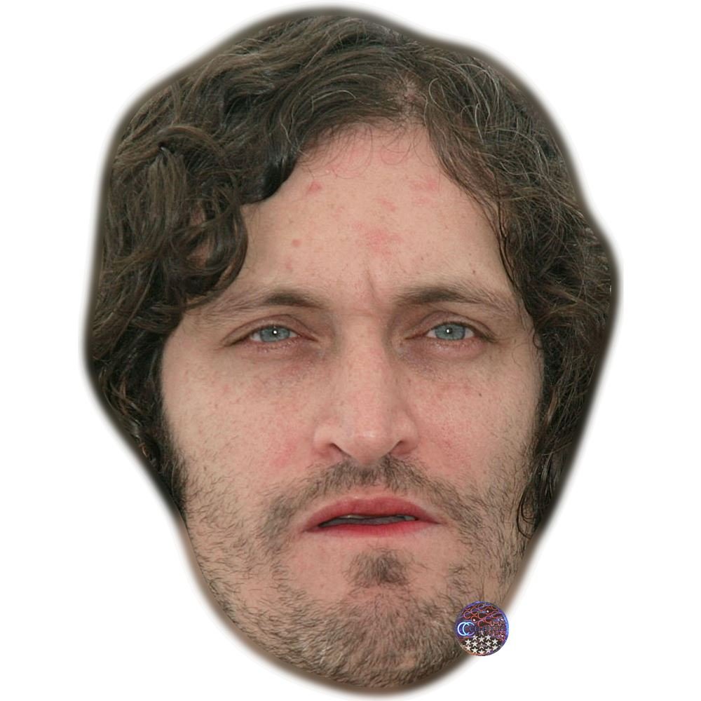 Vincent Gallo Celebrity Mask, Flat Card Face, Fancy Dress Mask