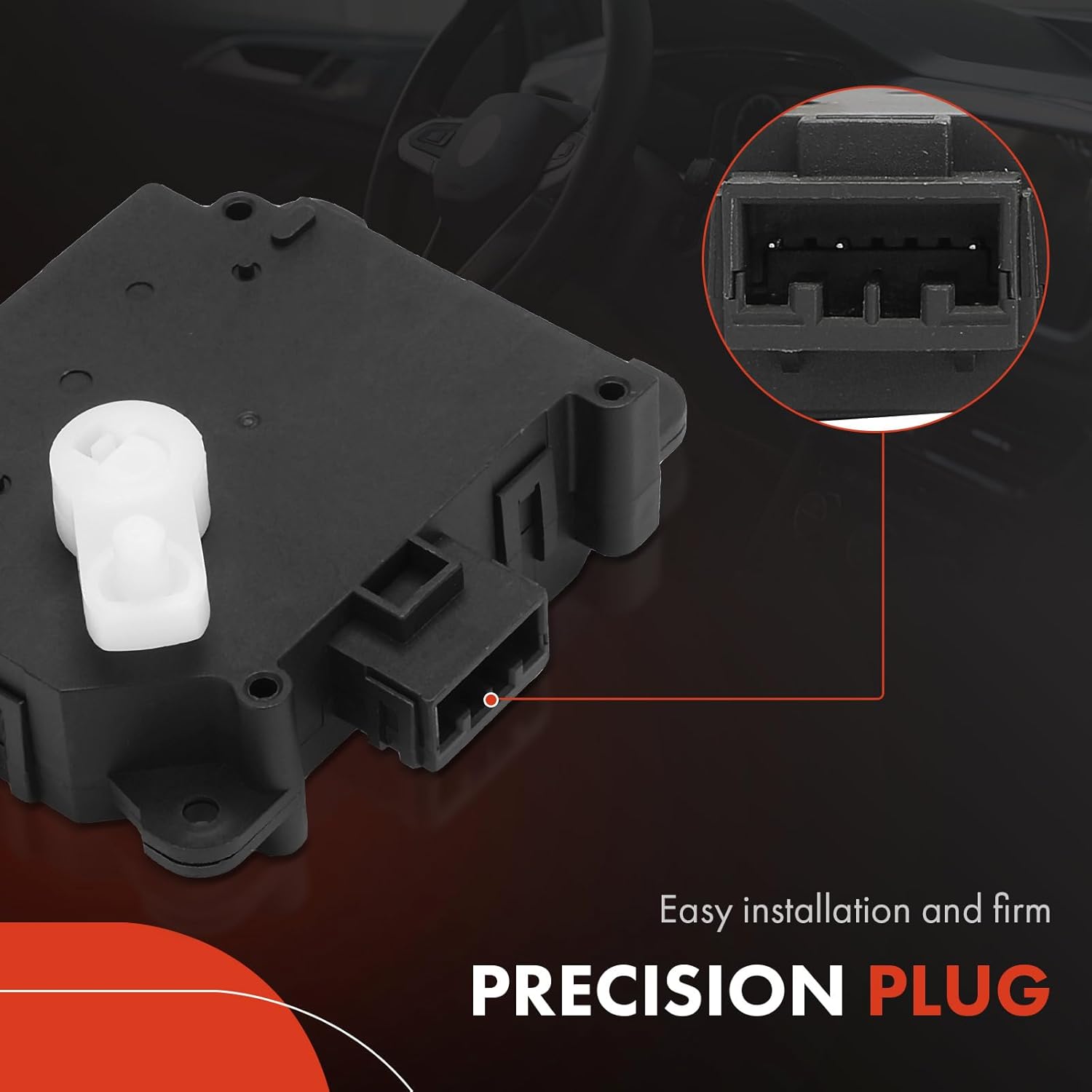 A-Premium HVAC Heater Blend Door Actuator Compatible with Honda Accord 2003-2012 & Acura TSX 2004-2008, Recirculation