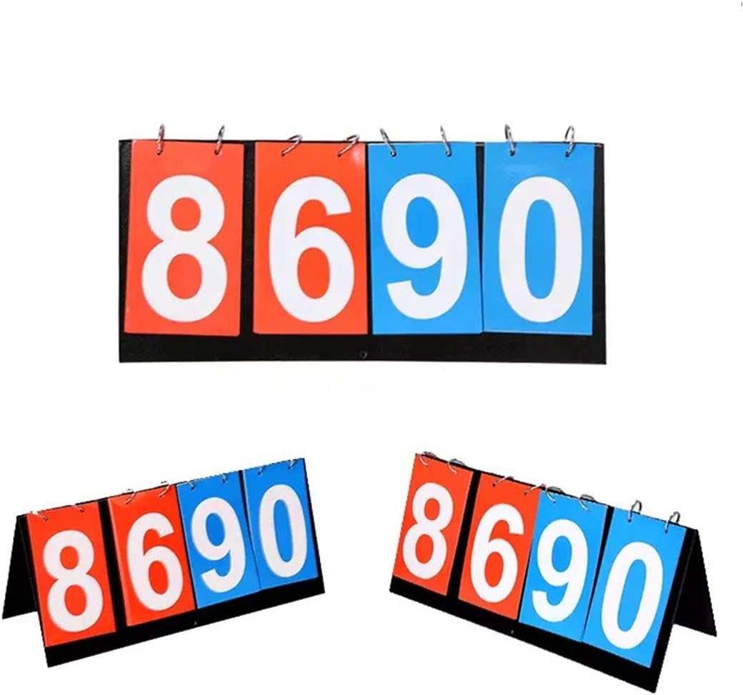 erduoduo Scoreboard，Volleyball Basketball Table Tennis Sports Score Flip Scoreboard(4-Digital) : Sports & Outdoors