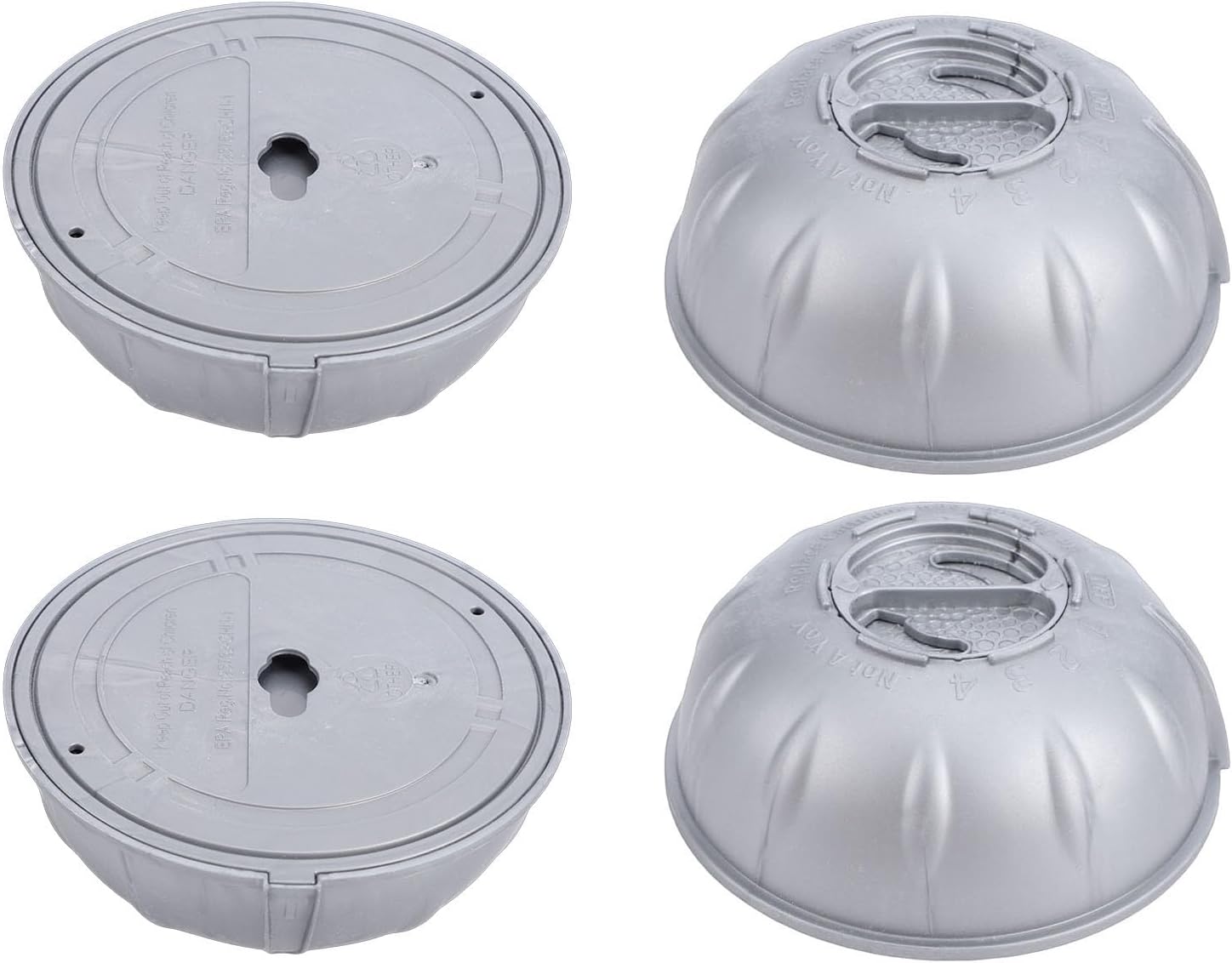 Hot Tub Cartridges Replacement, 4PCS Compatible with Ease Floating System, Works for Hot Tubs Up to 600 Gallons, Flip to Replace Design, Water Care
