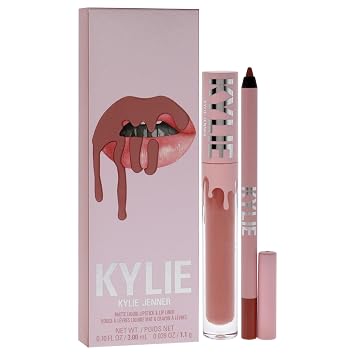 Matte Lip Kit - 802 Candy by Kylie Cosmetics for Women - 2 Pc 0.10 oz Matte Liquid Lipstick, 0.03 oz Lip Liner