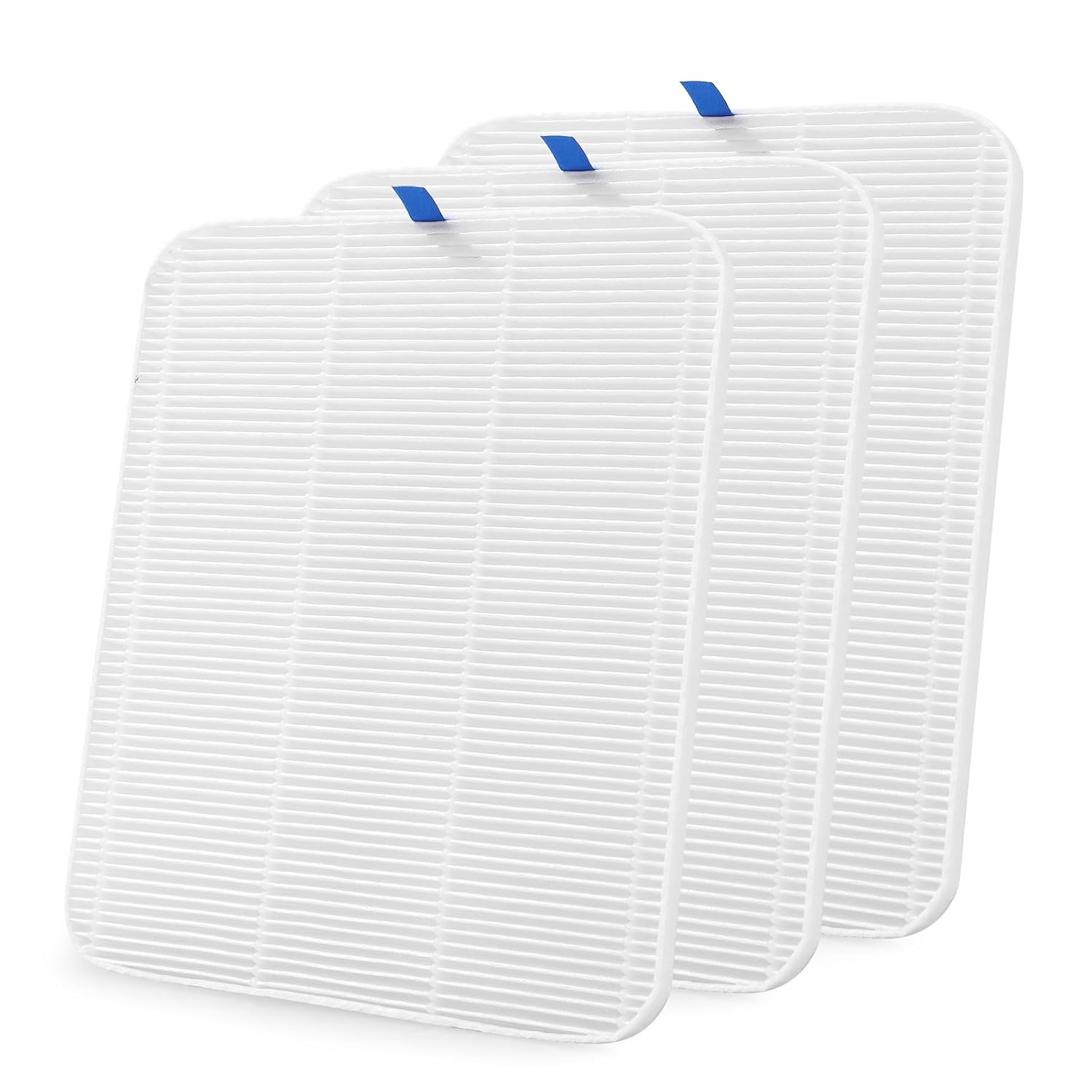 Nail Dust Collector Replacement Filter, Powerful Vacuum Fan Vent Dust Collector Extractor Dust Suction Machine for Acrylic Nails Polishing, Nail Salon&Home, White(Only 3PCS Filter)