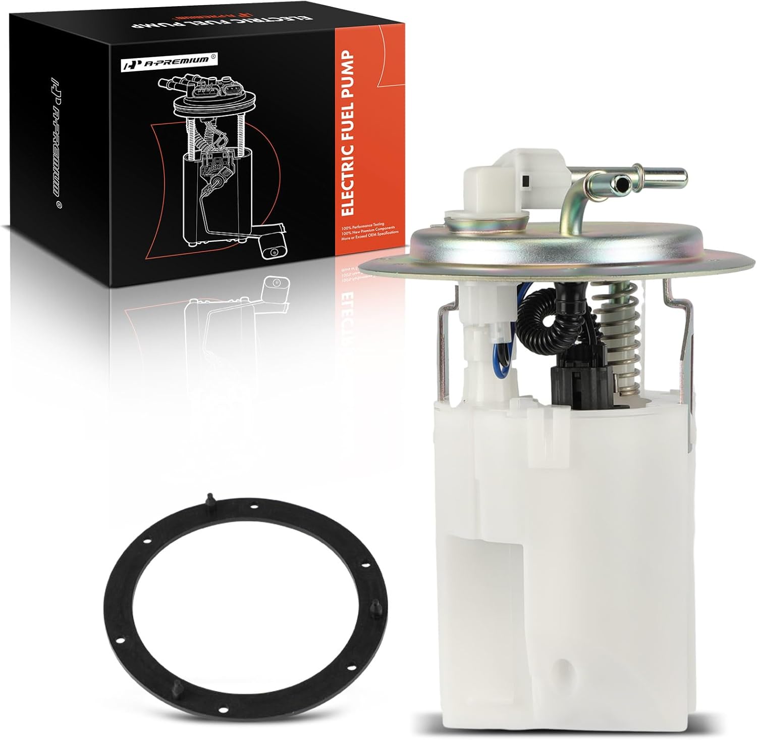 A-Premium Electric Fuel Pump Module Assembly Compatible with Kia Spectra 2000-2004, Sephia 2001, I4 1.8L, Gas, Replace# 7506915, 323-59082