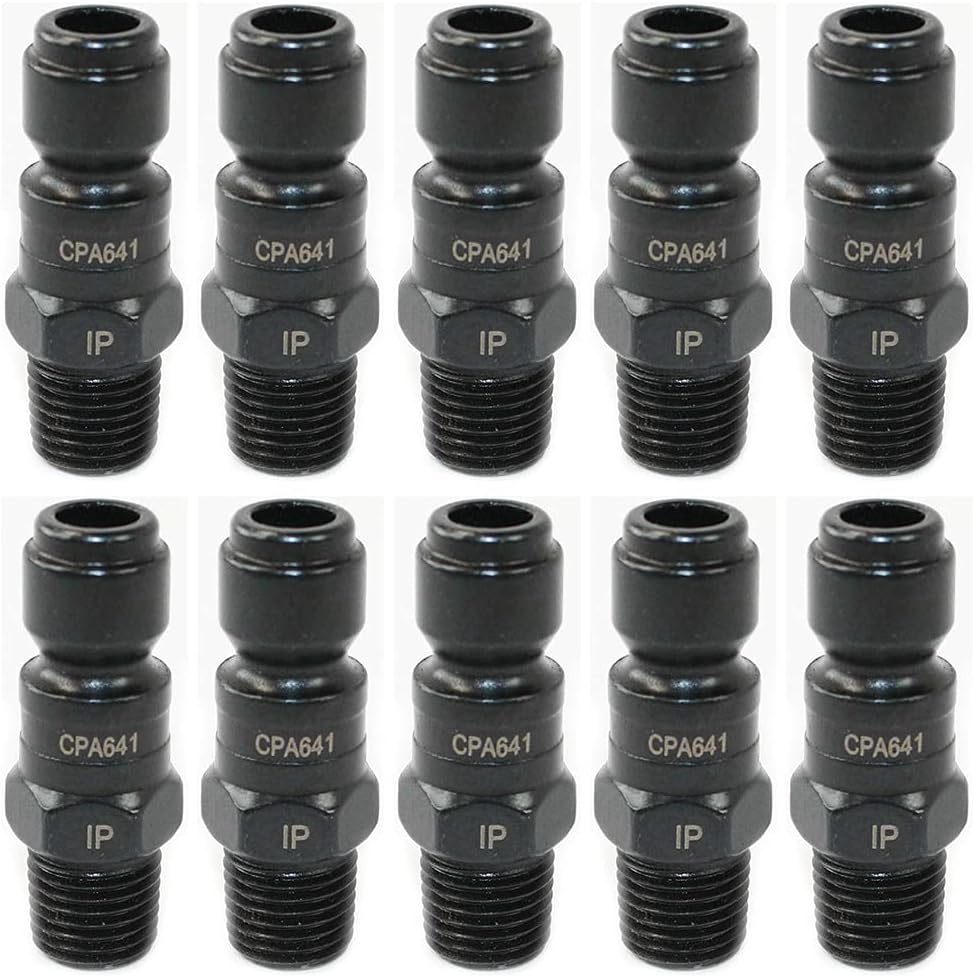 Interstate Pneuatics CPA661 3/8 Inch Autootive Steel Coupler Plug 3/8