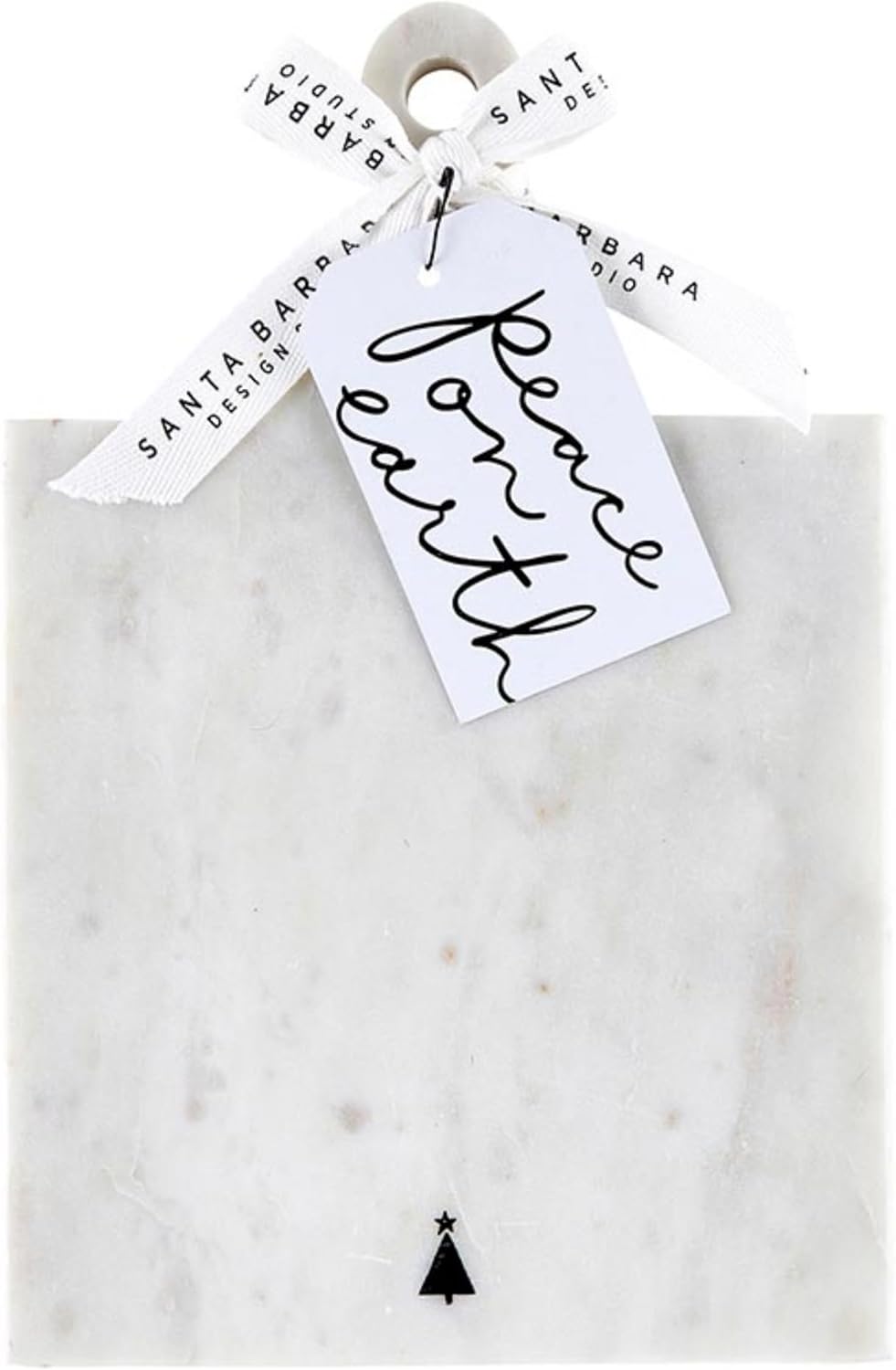 Santa Barbara Design Studio Marble Charcuterie Boards Cheese Board Cutting Board, 10.75" L x 7" W x 0.5" H, Mr & Mrs