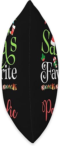 Miniatura 2 de Santa's Worker Holiday Threads Santas Favorite Paramedic Holiday Top Elf Profession Throw Pillow, 18x18, Multicolor