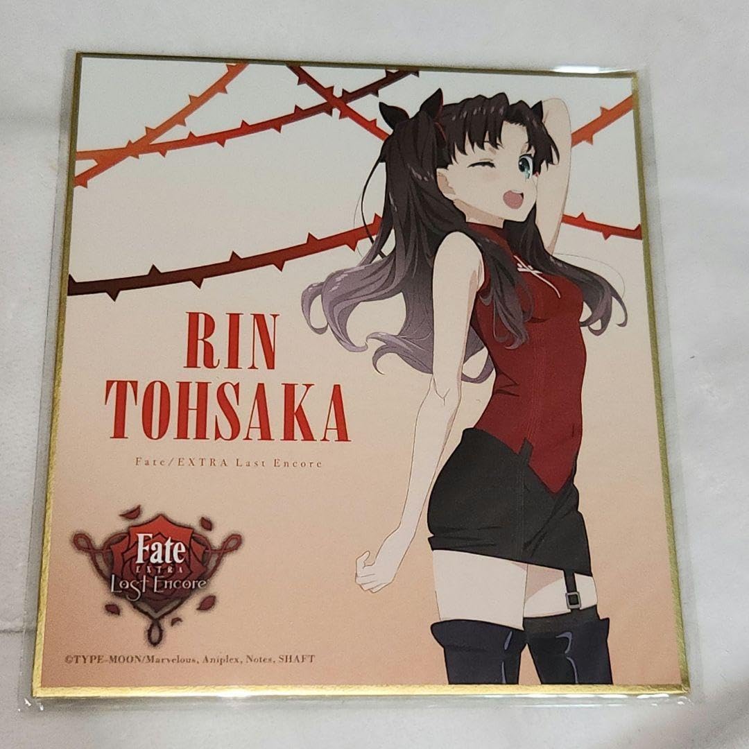 Amazon.co.jp: Fate EXTRA Last Encore 色紙 赤セイバー 遠坂凛