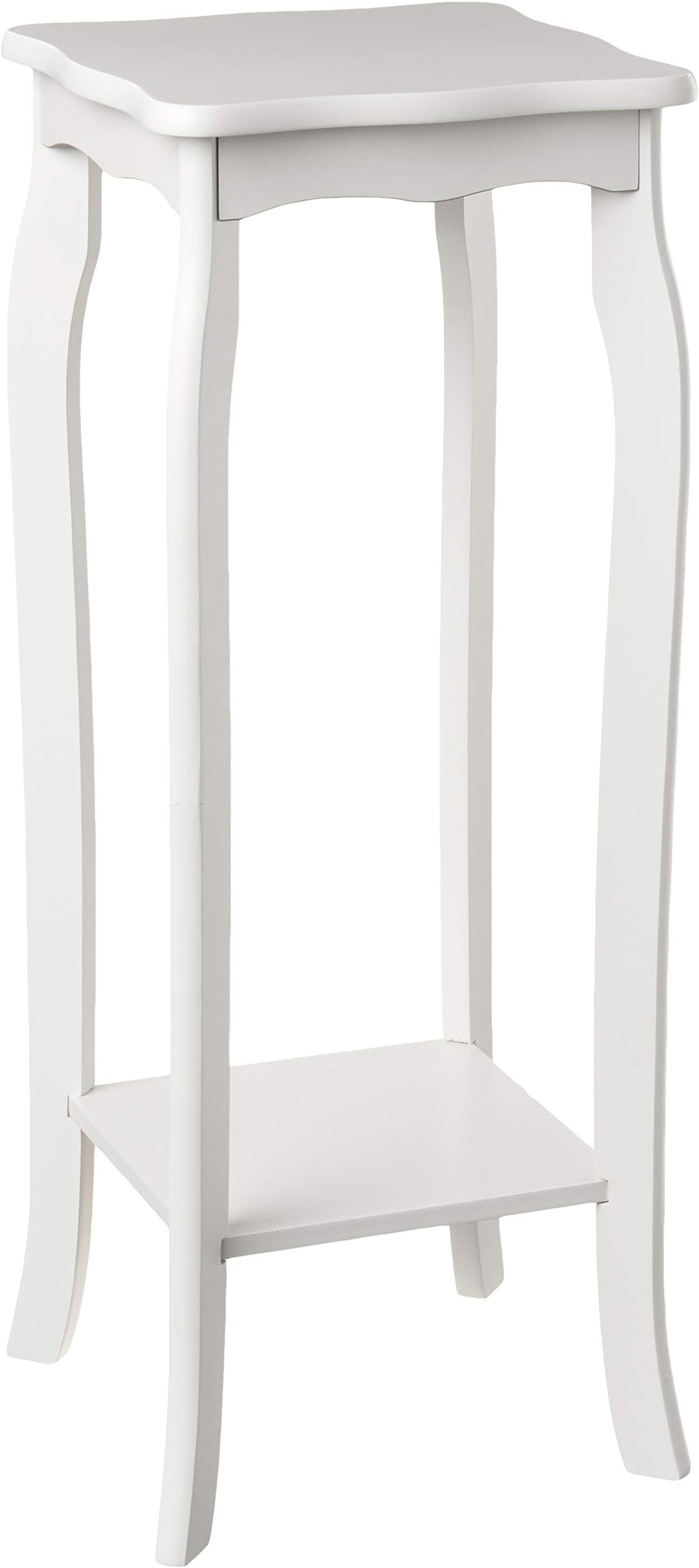 Set Vanity Con Specchio Frenchi Home Furnishing RVMH206WH – Mobiletto, Specchio E Panca Imbottita – Bianco