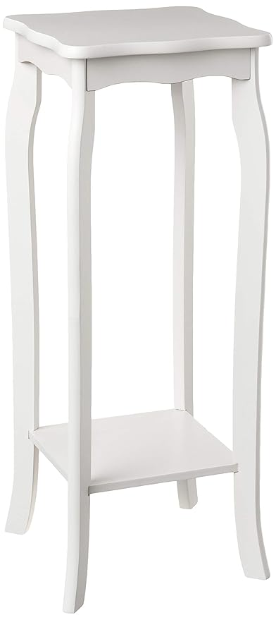 White : Frenchi Home Furnishing Plant Stand, Small, White