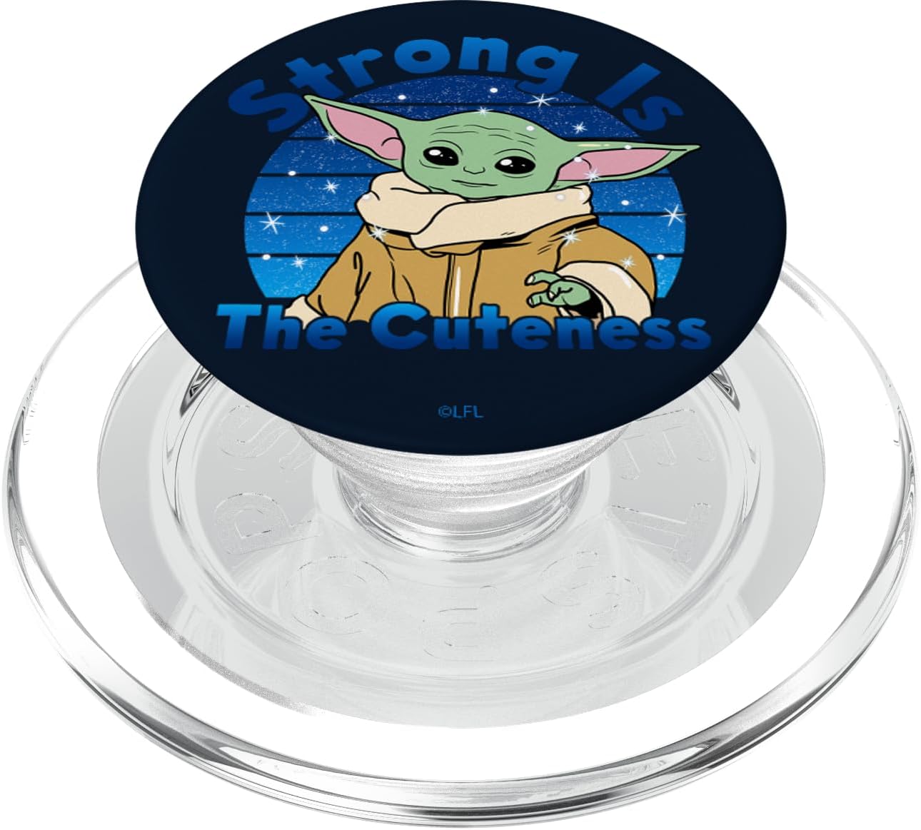 Star Wars The Mandalorian The Child Strong Is The Cuteness PopSockets MagSafe PopGrip for iPhone