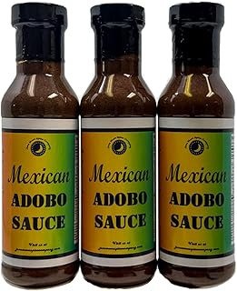 Premium | Mexican Adobo Sauce | 3 Pack | 12 Fluid Ounce Bottles with Fla...