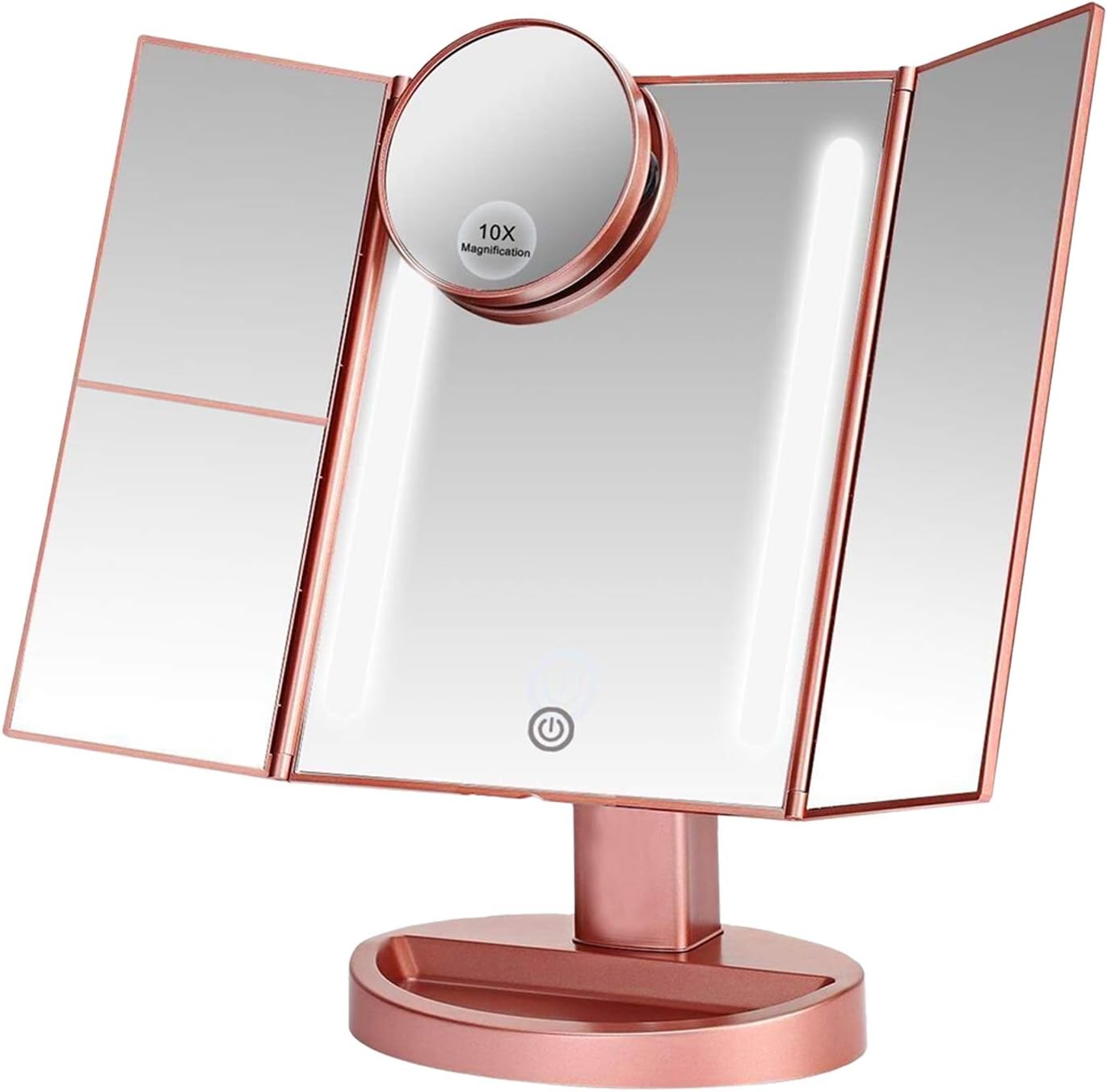 ViewtyOn New 2018 Model Led Lighted Makeup Mirror(Unique Beige Pink