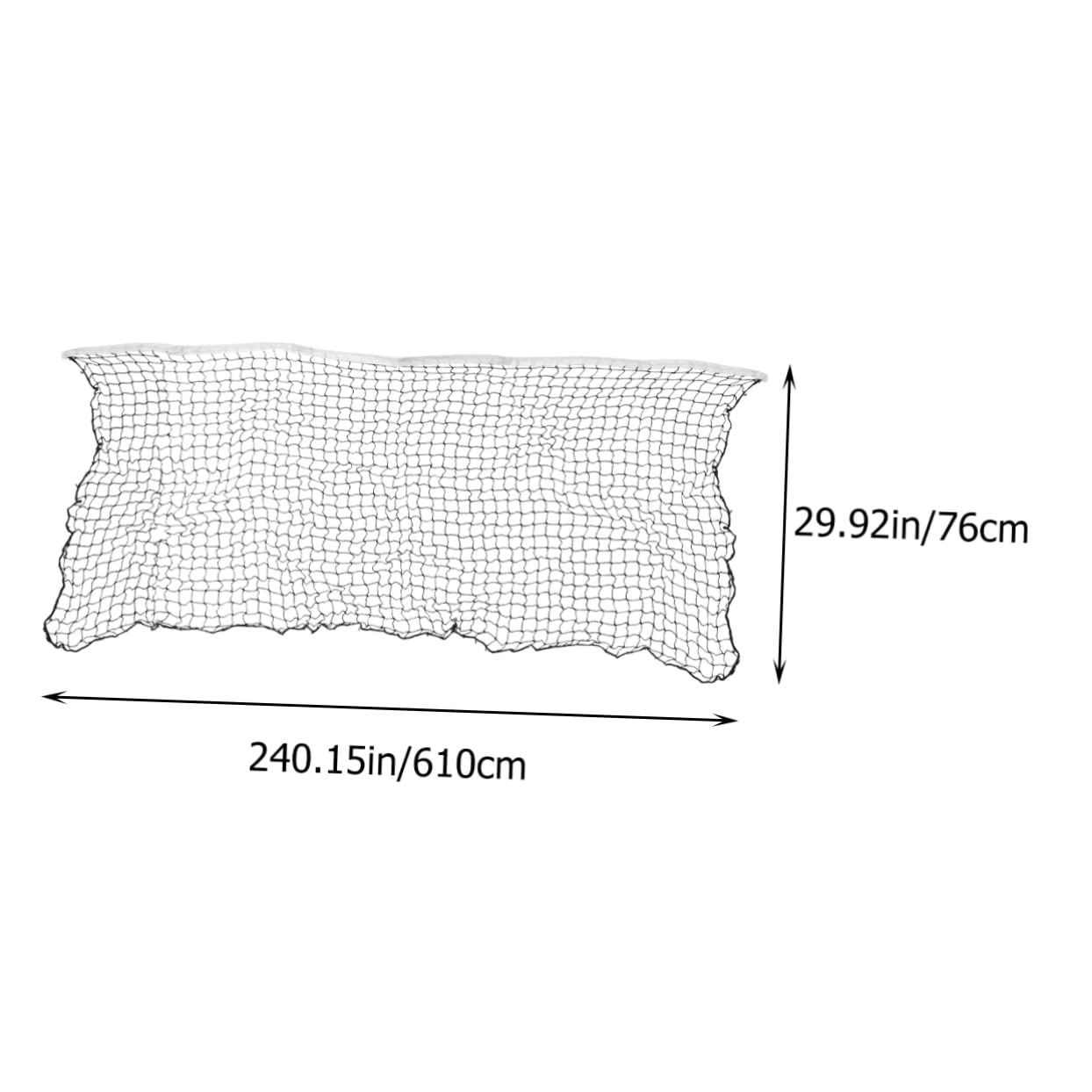 GOOHOCHY 1pc Sports Badminton Practice Net Badminton Net Replacement Green Pp Material Use Compact Portable