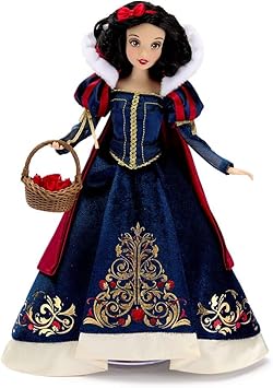 Disney Store Official Snow White 2025 Holiday Special Edition Doll - Fully Poseable & Highly Detailed - Princess Toys for Collectors - Classic Disney Princess Keepsake