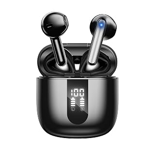 JBES Kopfhörer Kabellos Bluetooth 5.4, In Ear mit 6 ENC Mikrofon Bluetooth Kopfhörer, 60 Std Stereo Kabellose Kopfhörer Noise Cancelling Earbuds, USB-C, IP5 Wasserdicht Ohrhörer für Arbeit Sport - Amazon product rated Grade B