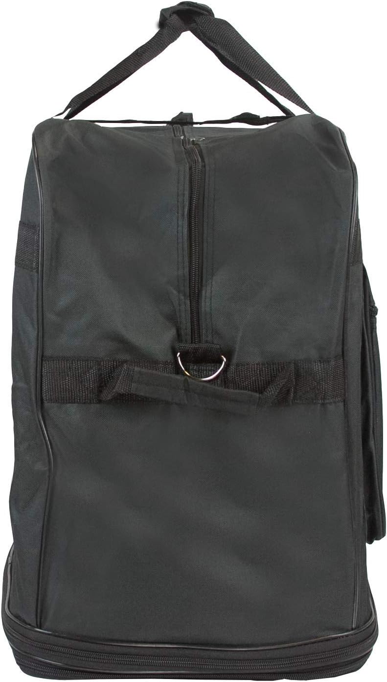 Expandable Rolling Wheeled Duffel Bag Spinner Suitcase Black in Nepal