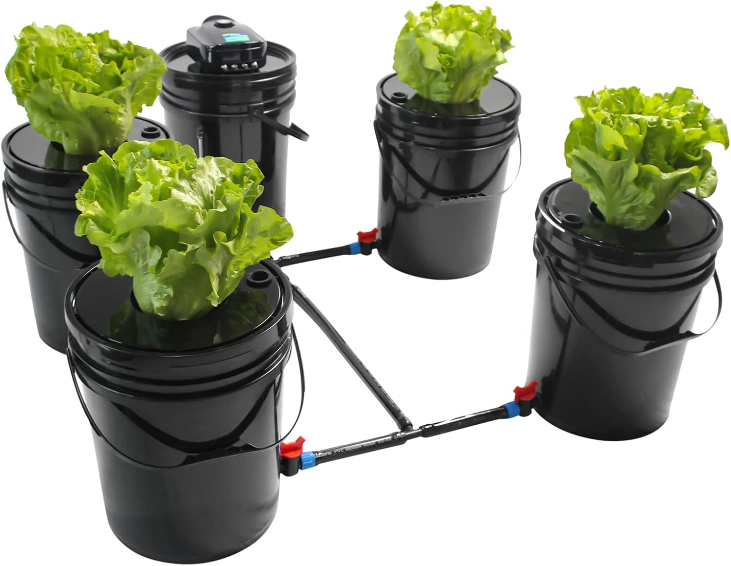 Hydroponics Growing System 5x5 Gallon Hydroponic Bucket