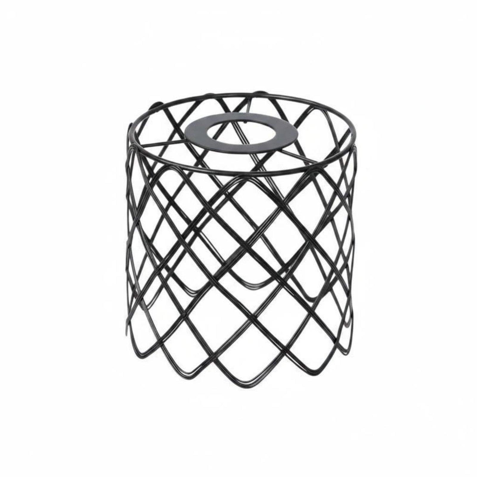 Club Bollywood®Black Wire Lamp Shade Metal Cage Lampshade Open Bottom E14 Pendant Light Shade|Home & Garden|Lamps Lighting & Ceiling Fans|Lamp Shades-image-49