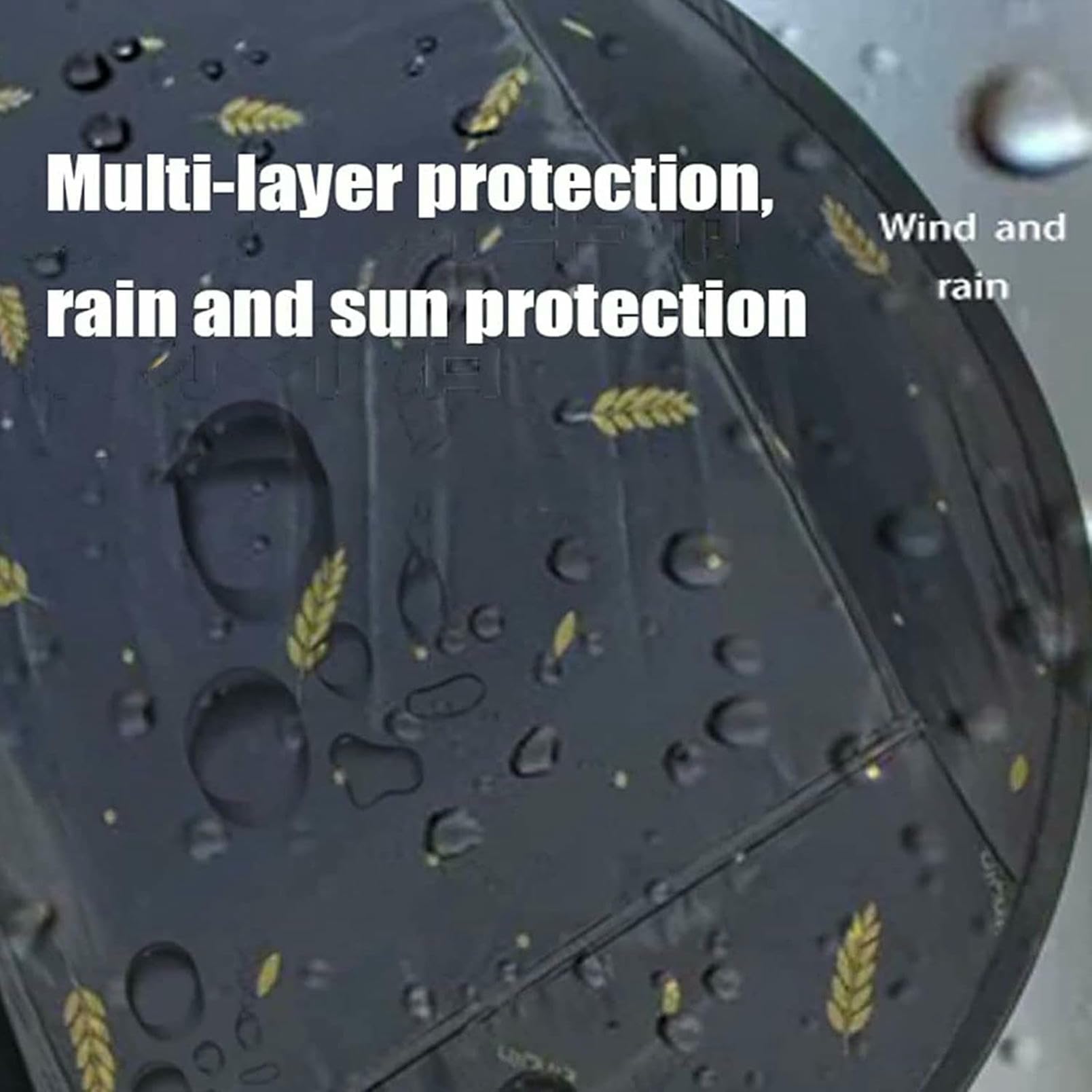 Universal Stuhl Baldachin Regenschirm - Faltbarer Sonnenschutz für Rollstühle und Roller, einfache 3-stufige Einrichtung, langlebiges Material mit Anti-Cracking-Technologie