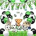Forniture per feste di calcio per il giorno del gioco, compleanno, decorazione di buon compleanno e pallone di compleanno e adesivo a tema calcistico, per bambini, ragazzi, tifosi di calcio