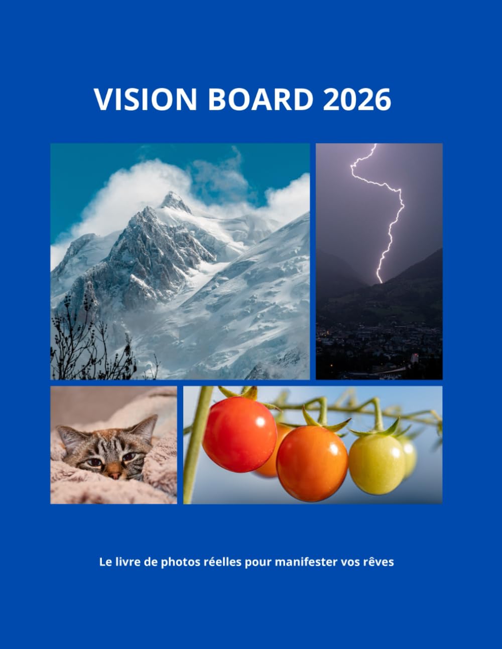 VISION BOARD 2026: Le livre de photos réelles pour manifester vos rêves