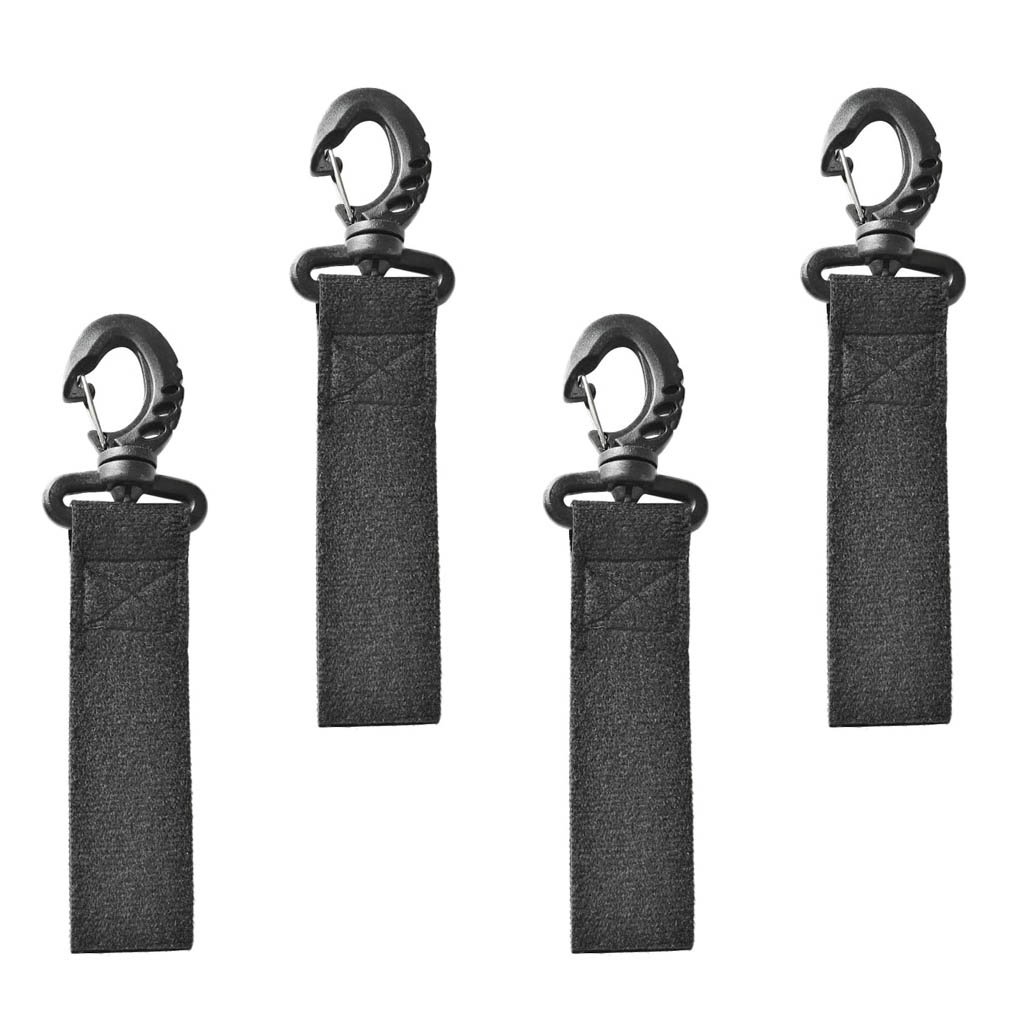 5 Set 4 Stück Nylon Kajak Paddel Clips Paddelhalter ohne Bohren