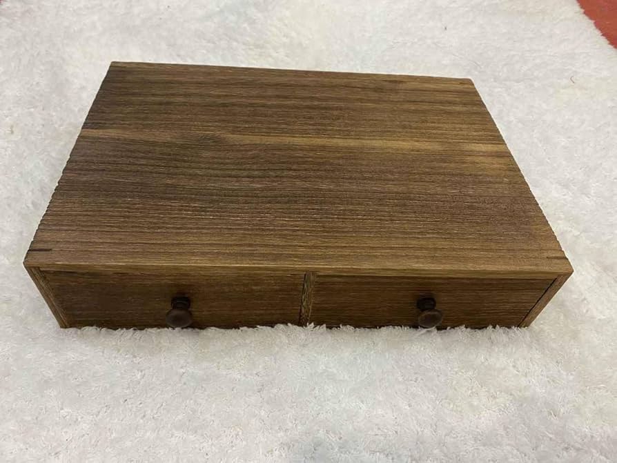 Amazon.co.jp: MJKQ9 卓上収納ボックス 木製 引き出し 35*25*15cm 木目 Amazon.co.jp: MJKQ9 卓上収納ボックス 木製 引き出し 35*25*15cm 木目